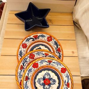 Set of 3 TABLETOPS Gallery  ITALIANO Plates & 🌟